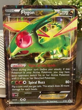 Pokémon Flygon EX 2015 Jumbo card, XY61, Collectible, Fan Favorite